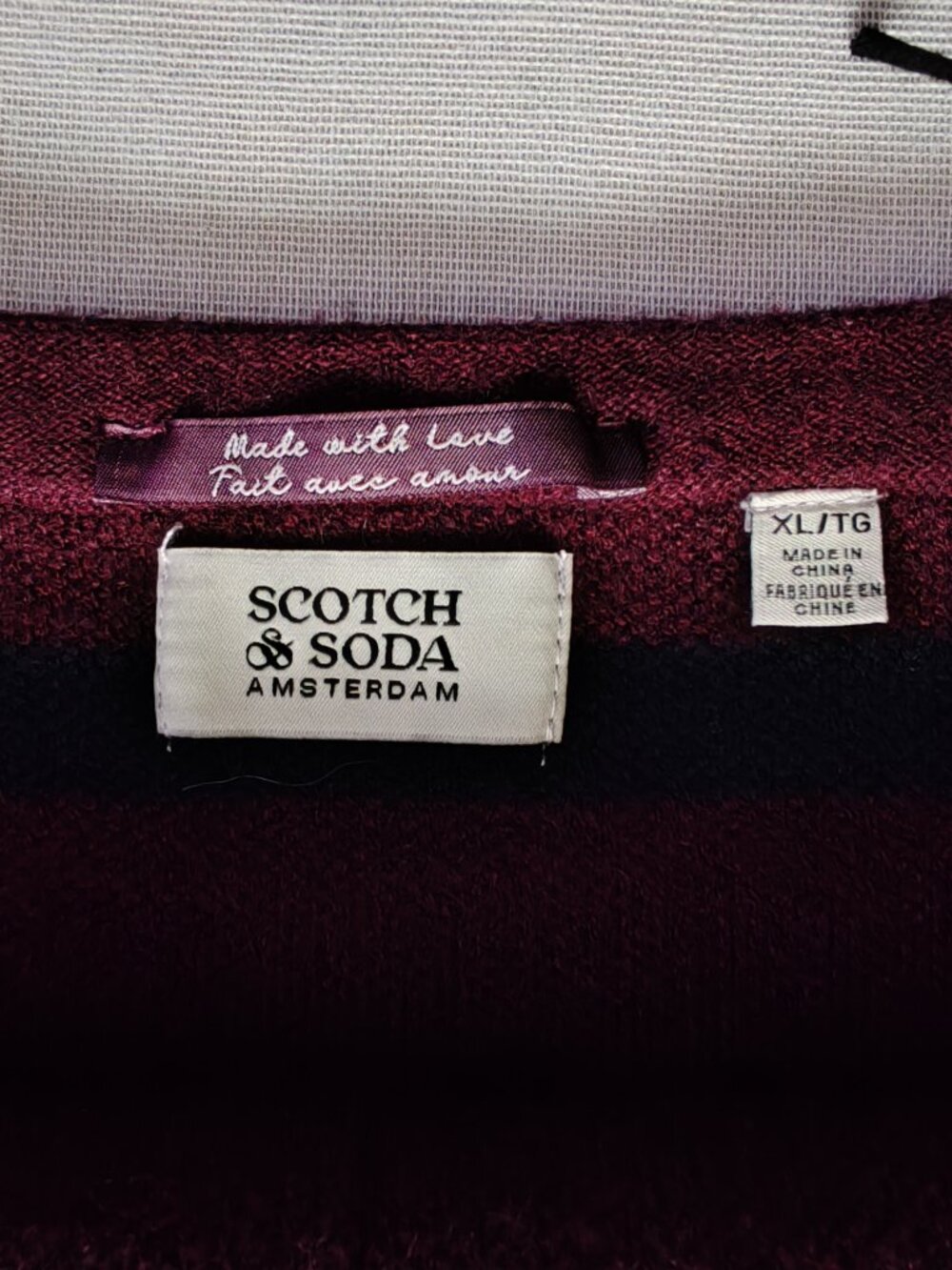 Scotch & Soda NWT Striped Knit Mini Skirt with Gold Buttons - XL - Picture 10 of 15